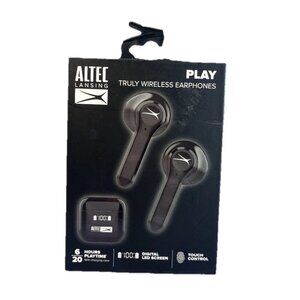 Altec Lansing Truly Wireless Earphones with Touch Controls & LED Screen